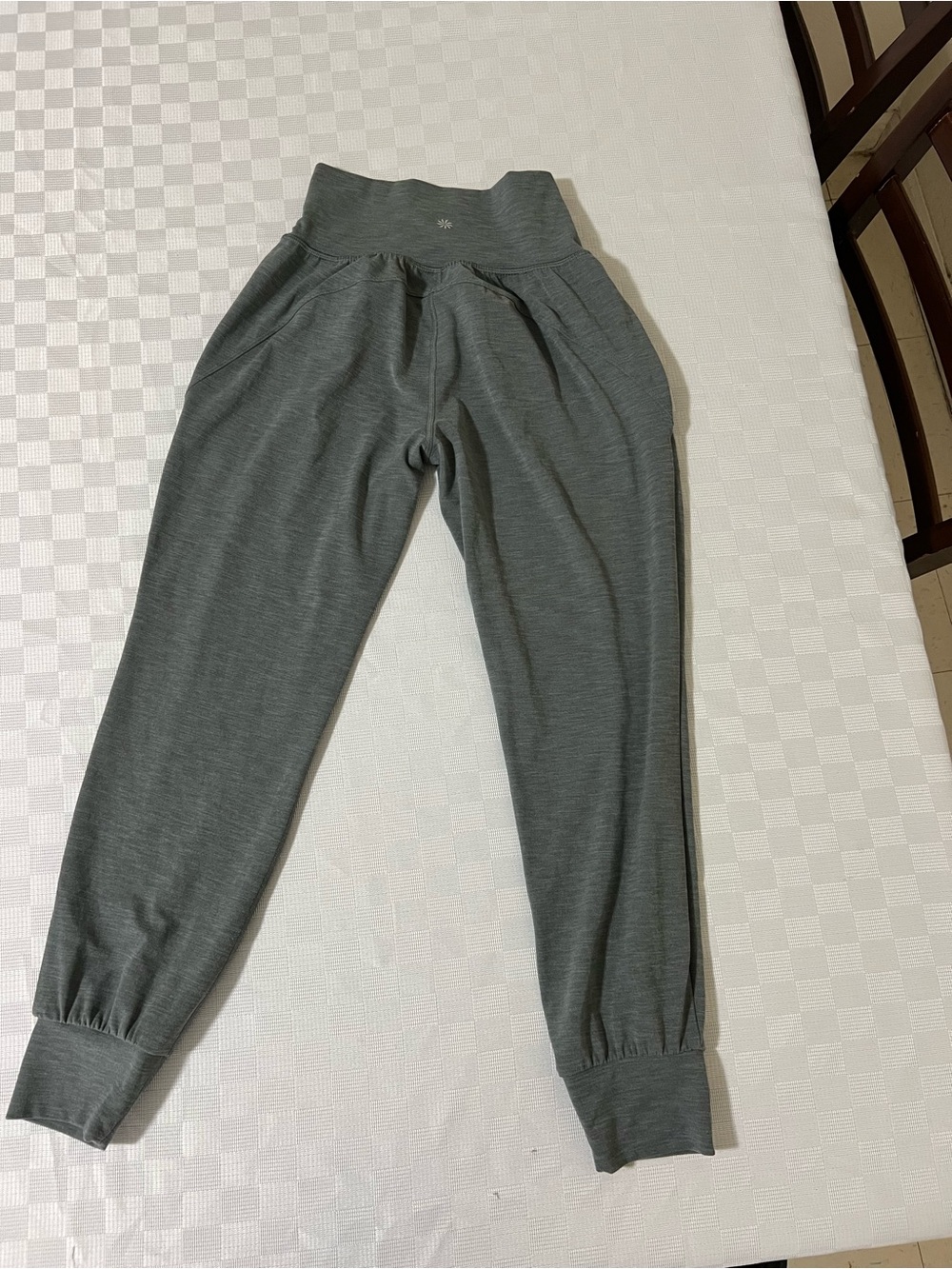Athleta Charcoal High-Waist Jogger Pants - Picture 3 of 6